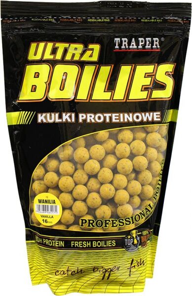 TRAPER KULKI PROTEINOWE ULTRA 5kg 16mm WANILIA