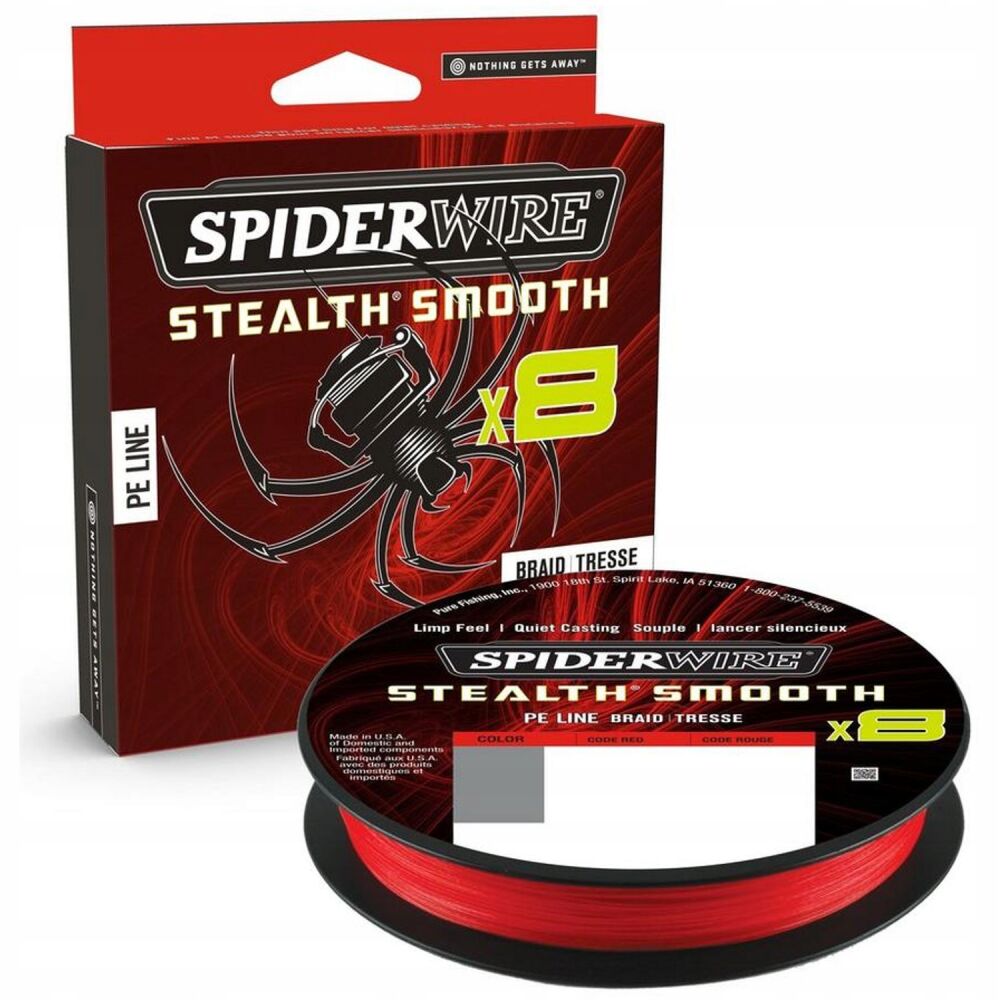 SPIDERWIRE PLECIONKA RED X8 0,23mm 150m