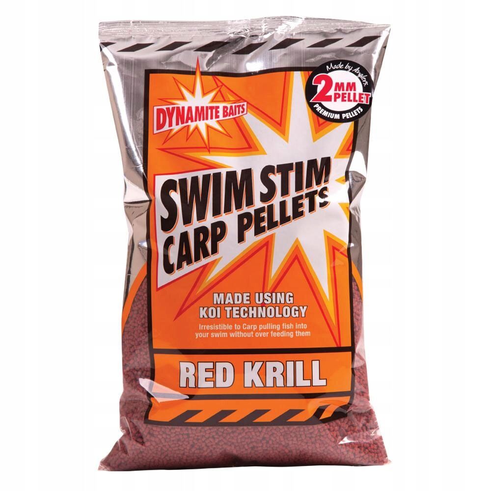 DYNAMITE BAITS PELLET SWIM STIM 900g RED KRILL 2mm