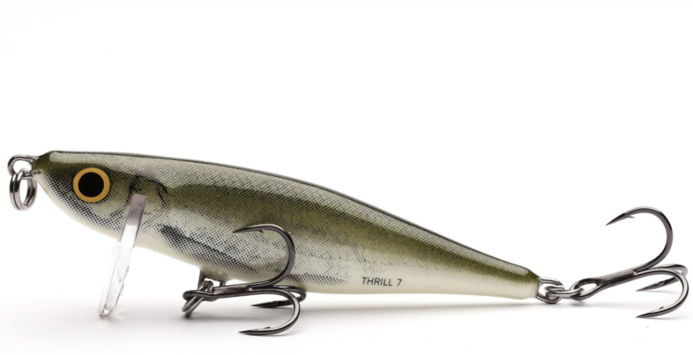 SALMO WOBLER THRILL SINKING 7cm OLIVE BLEAK