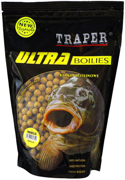 TRAPER KULKI PROTEINOWE ULTRA 500g 16mm WANILIA