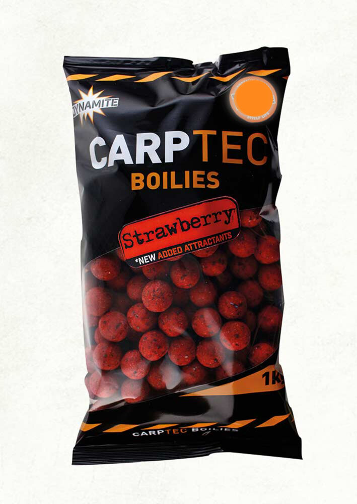 DYNAMITE BAITS CARPTEC KULKI 2kg 15mm STRAWBERRY