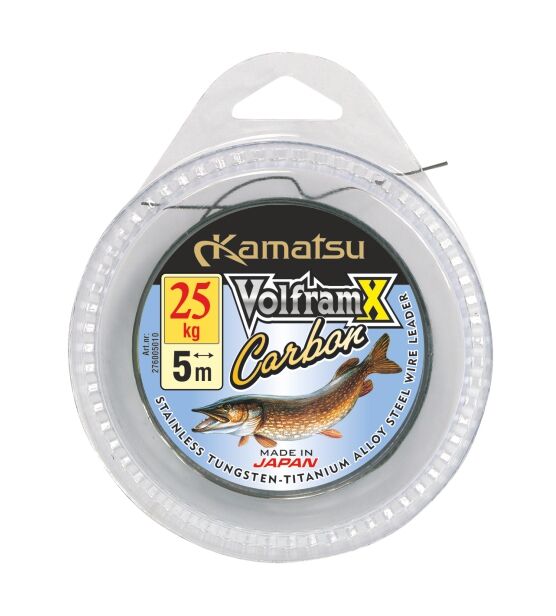 KAMATSU PRZYPON VOLFRAM X CARBON SZPULKA 5m 15kg