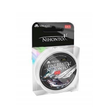 MIKADO PLECIONKA NIHONTO FINE BRAID WHITE 150m 0,14mm