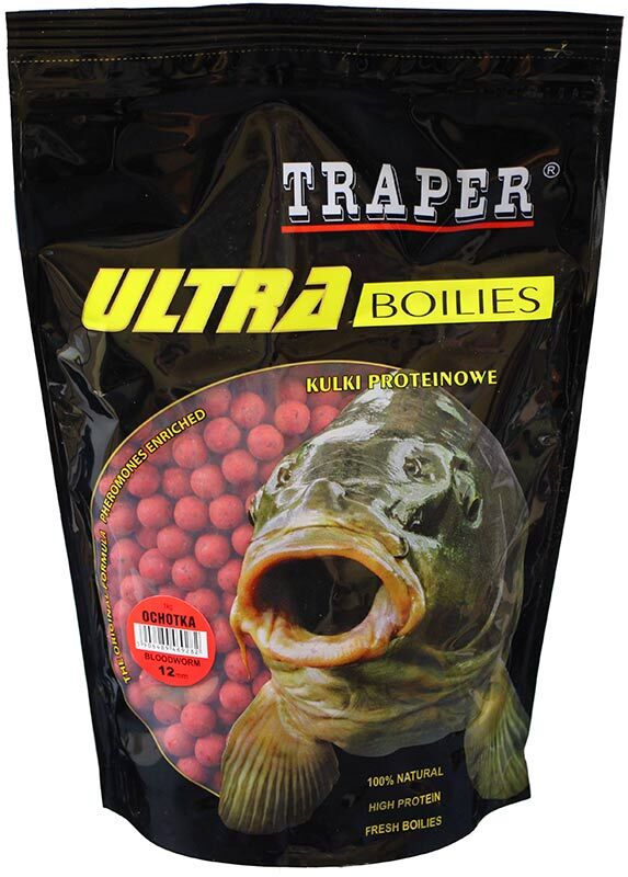 TRAPER KULKI ULTRA MIX SMAKÓW FISH MIX, KRAB, HALIBUT, OCHOTKA 16mm 1kg 