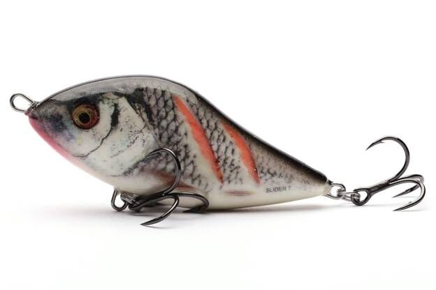 SALMO WOBLER SLIDER FLOAT 7 WOUNDED REAL GREY SHIN