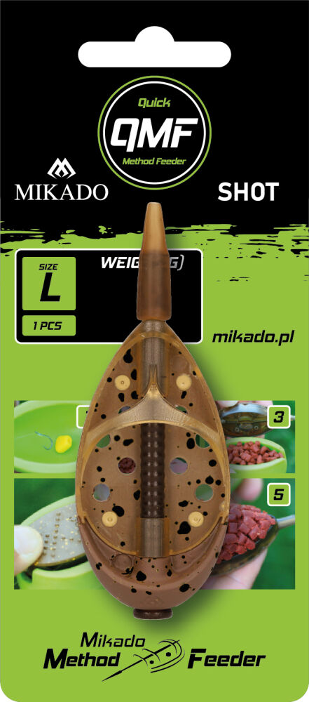 MIKADO KOSZYK METHOD FEEDER SHOT QMF L 30g