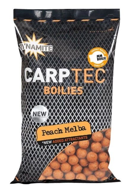 DYNAMITE BAITS CARPTEC KULKI 900g PEACH MELBE 15mm