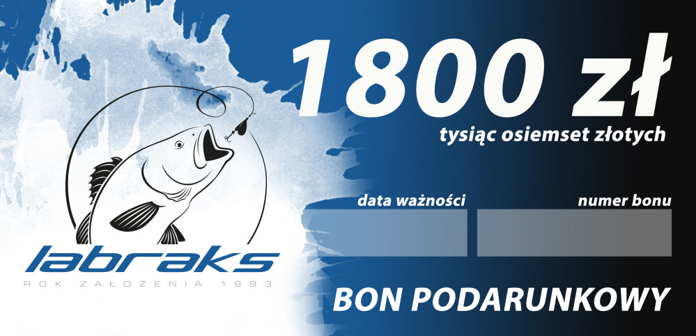 BON PODARUNKOWY 1800 zł WERSJA ELEKTRONICZNA