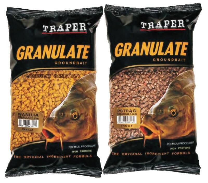 TRAPER GRANULAT ZANĘTOWY 1kg 5mm MIÓD