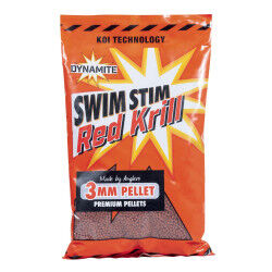 DYNAMITE BAITS PELLET SWIM STIM 900g RED KRILL 3mm