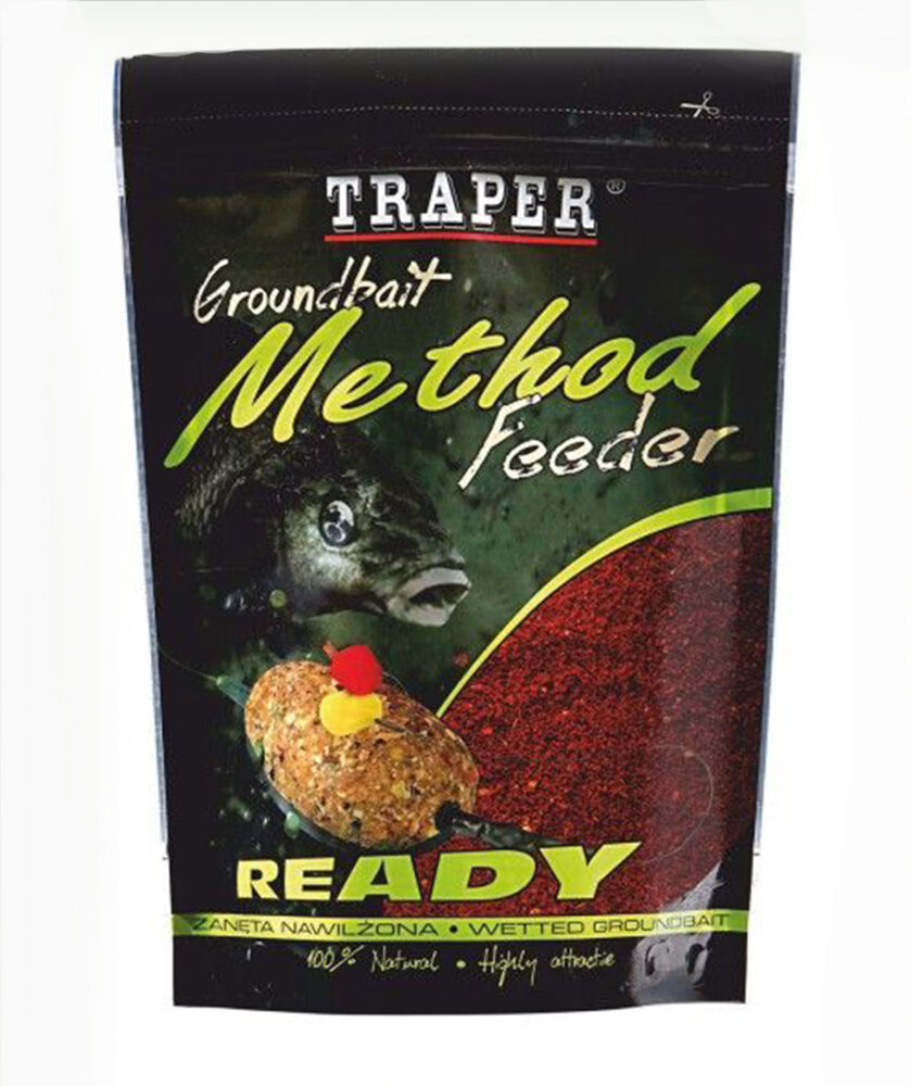 TRAPER ZANĘTA METHOD FEEDER READY GOTOWA 750g  HALIBUT BLACK