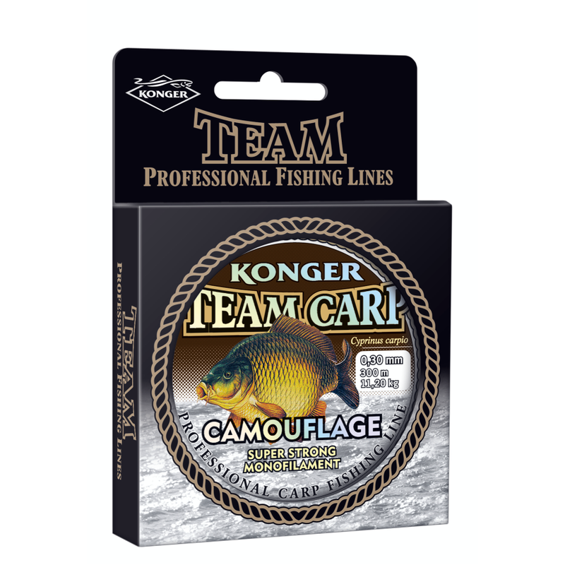 KONGER ŻYŁKA TEAM CARP CAMUFLAGE 0,28mm 320m