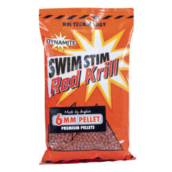 DYNAMITE BAITS PELLET SWIM STIM 900g RED KRILL 6mm