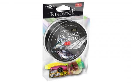 MIKADO PLECIONKA NIHONTO FINE BRAID BLACK 150m 0,10mm 