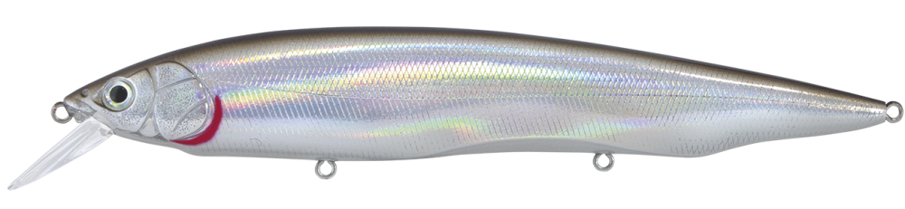 KAMATSU WOBLER TWITCHING MINNOW SP 160 F 004  SILVER HOLO