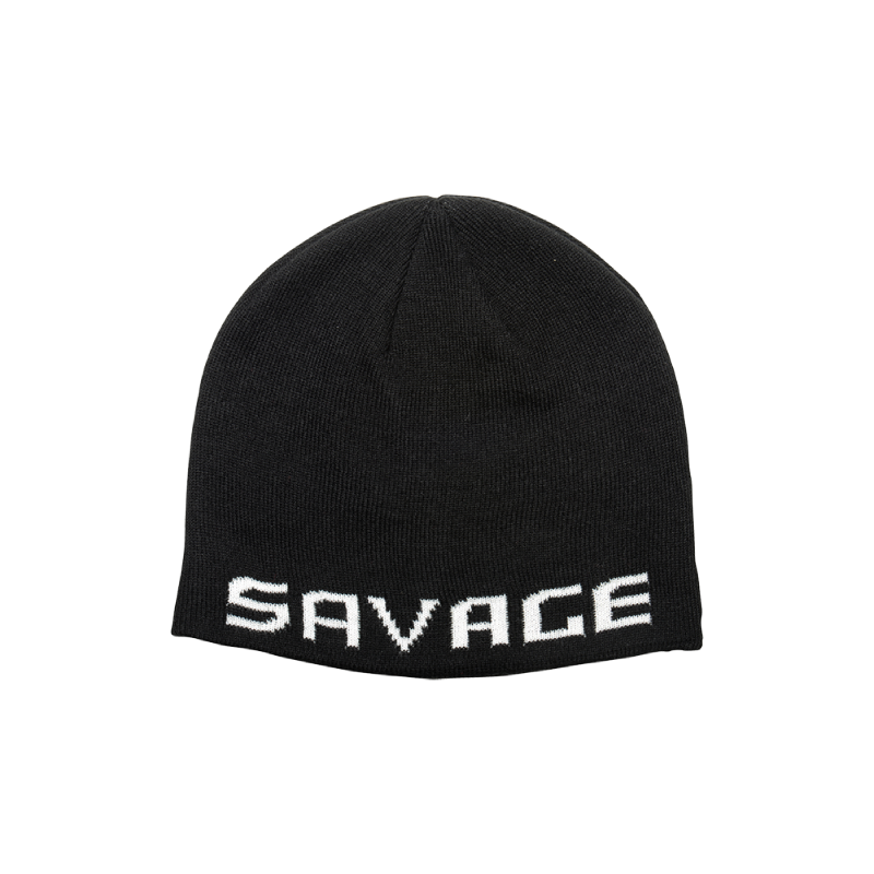 SAVAGE GEAR CZAPKA LOGO BLACK WHITE