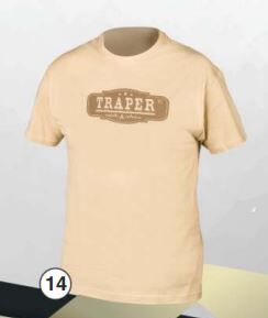 TRAPER T-SHIRT LOGO BEIGE L