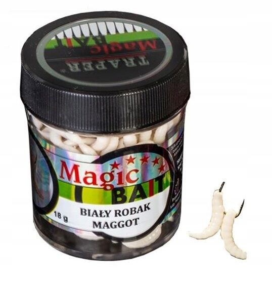 TRAPER MAGIC BAIT SZTUCZNY BIAŁY ROBAK