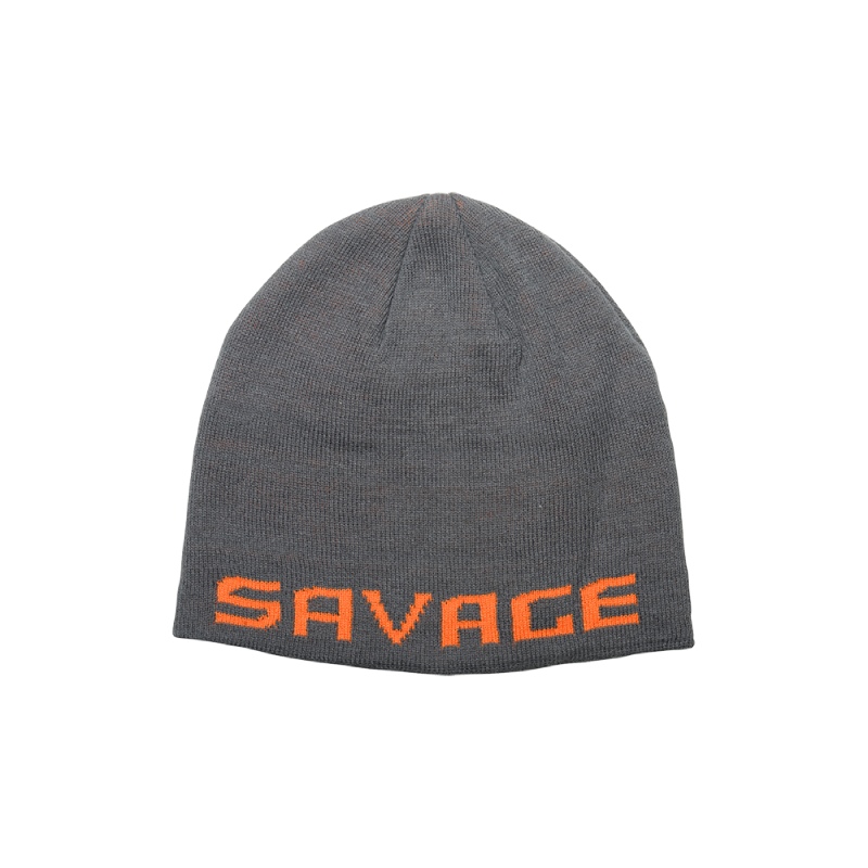 SAVAGE GEAR CZAPKA LOGO ROCK GREY ORANGE