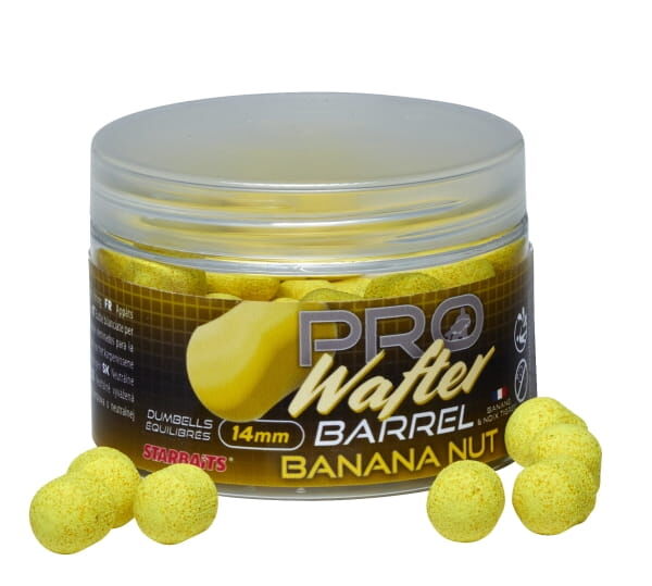 STARBAITS KULKI WAFTER BARREL 50g BANANA NUT 14mm