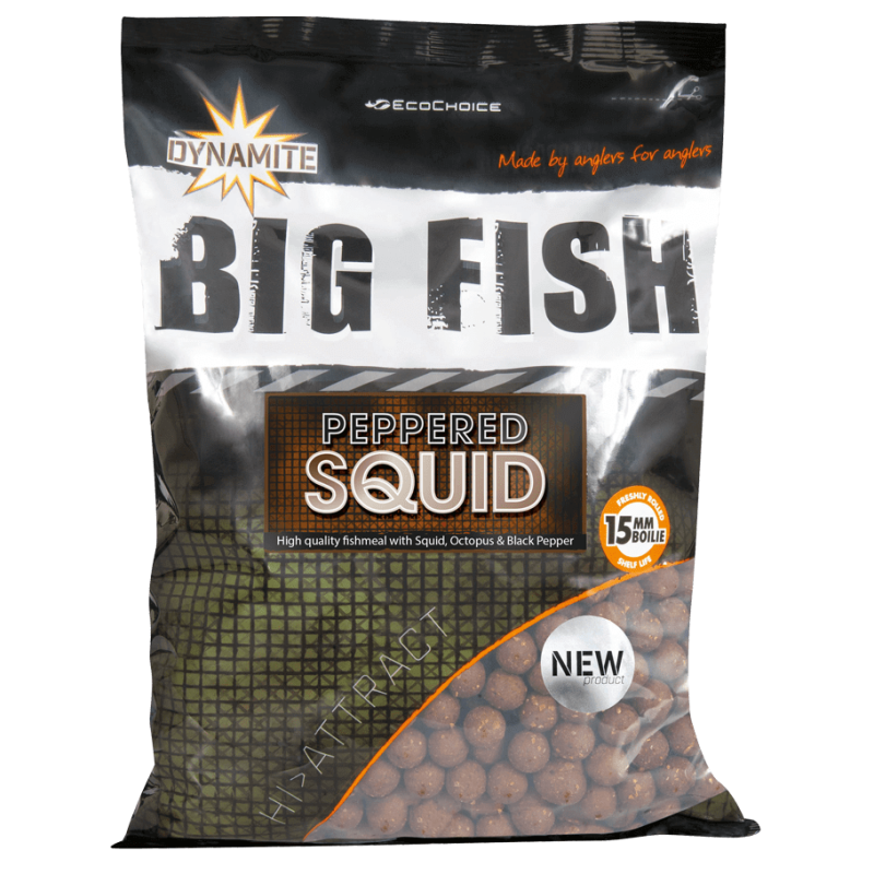 DYNAMITE BAITS KULKI 1kg 15mm PEPPERD SQUID