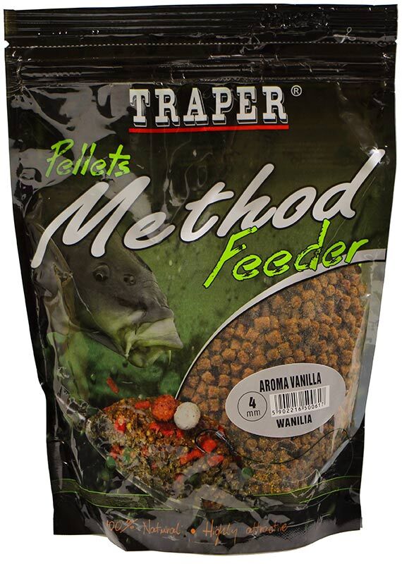 TRAPER PELLET METHOD FEEDER 500g 4mm WANILIA