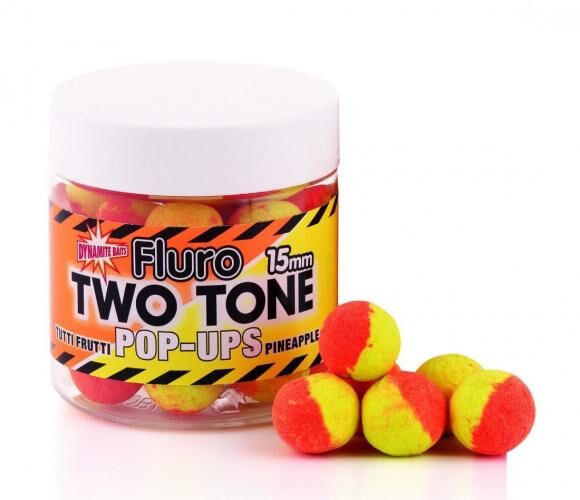 DYNAMITE BAITS KULKI TWO TONE POP UP 15 TUTTI FRUTTI & PINEAPPLE