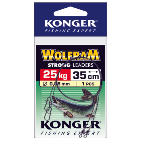 KONGER PRZYPON WOLFRAMOWY STRONG 35 cm/25 kg