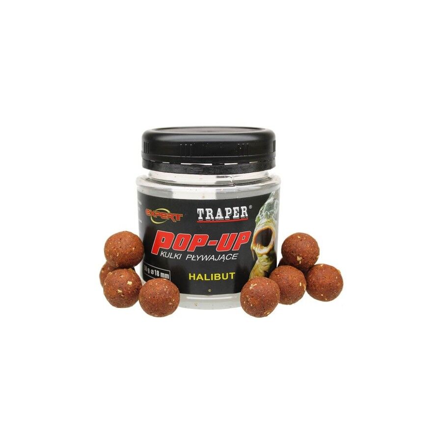 TRAPER KULKI PROTEINOWE POP-UP 18mm HALIBUT 50g