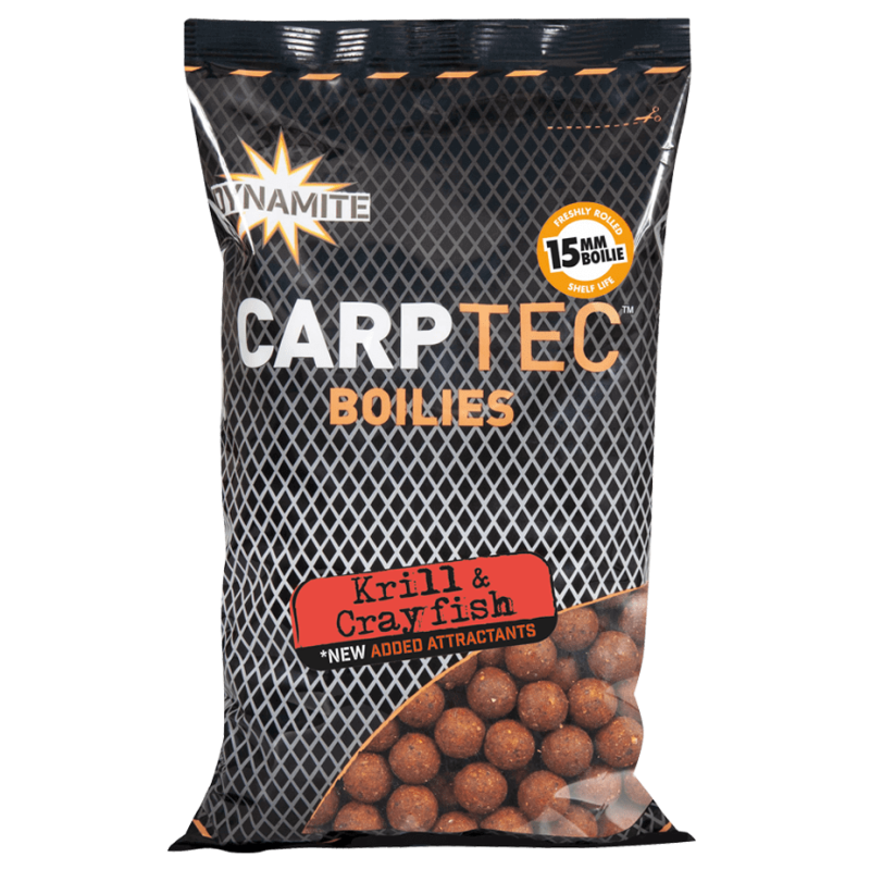 DYNAMITE BAITS CARPTEC KULKI 1,8kg 15mm KRILL CRAYFISH