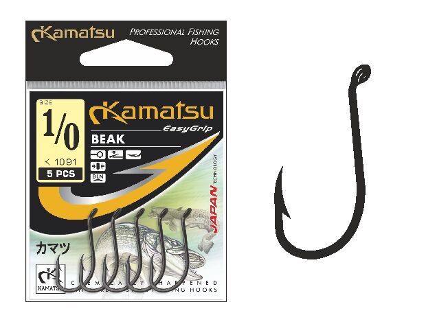 KAMATSU HACZYK SUMOWY BEAK 3/0 NO 5szt