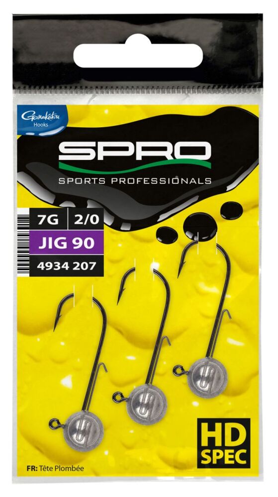 SPRO GŁÓWKA JIG HD 90 1/0 5g 3szt