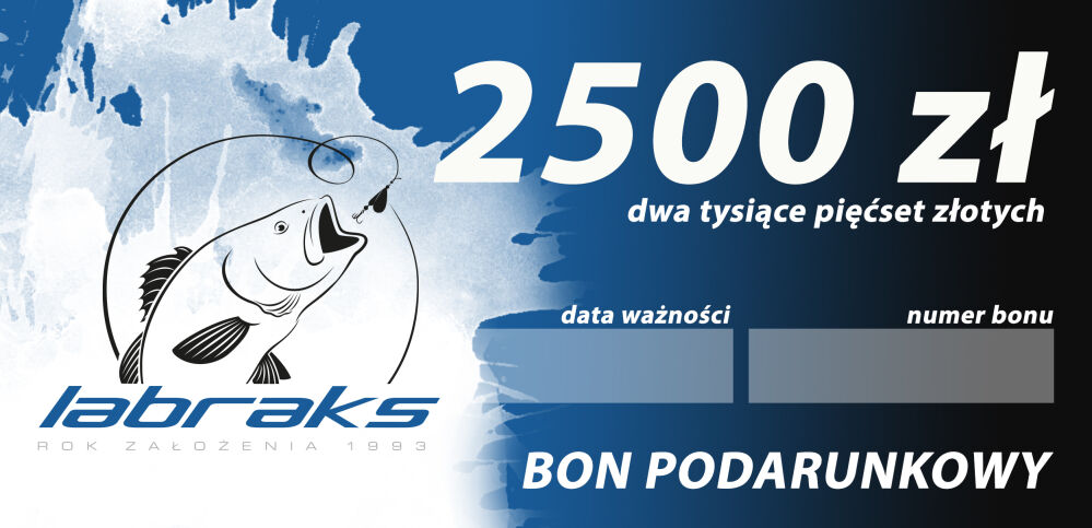 BON PODARUNKOWY 2500 zł WERSJA ELEKTRONICZNA