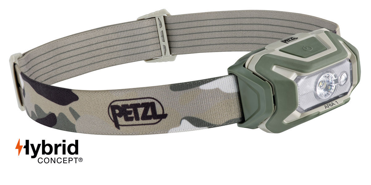 PETZL LATARKA CZOŁOWA ARIA 1 RGB 350 KAMUFLAŻ