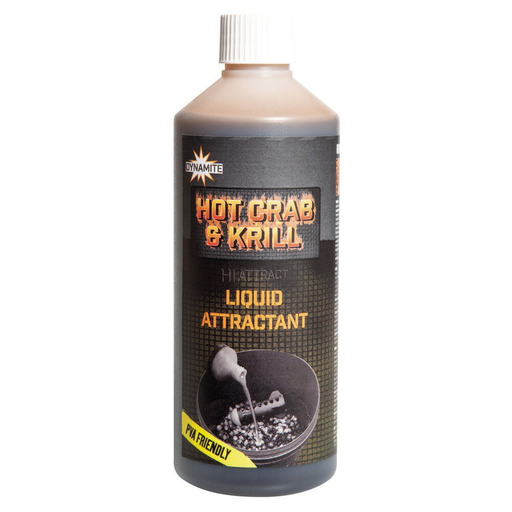 DYNAMITE BAITS LIQUID 500ml HOT CRAB KRILL