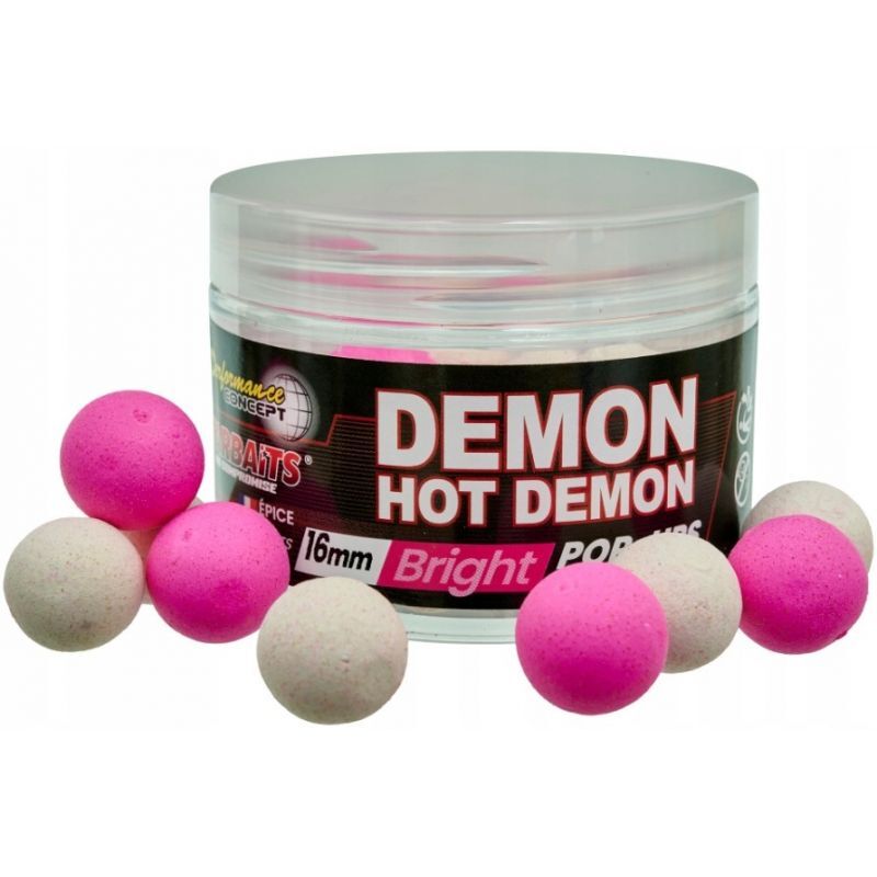 STARBAITS KULKI POP UP 50g HOT DEMON BRIGHT 16mm