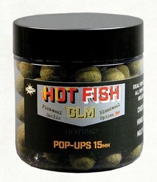 DYNAMITE BAITS KULKI POP-UPS HOT FISH GLM 15mm 