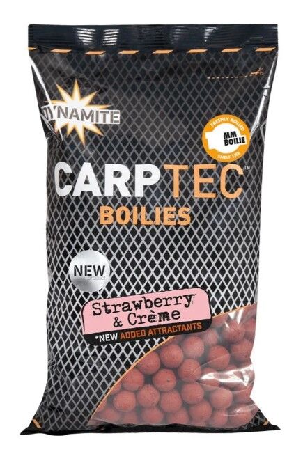 DYNAMITE BAITS CARPTEC KULKI 900g STRAWBER CREM 20