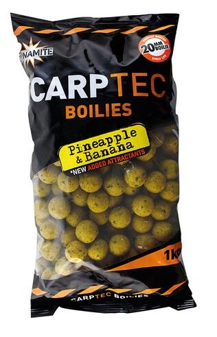 DYNAMITE BAITS KULKI CARPTEC 1kg 15mm ANANAS BANAN