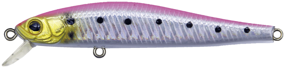 KAMATSU WOBLER SNEAKY MINNOW 70SUSP 005 SPOTTED PINK