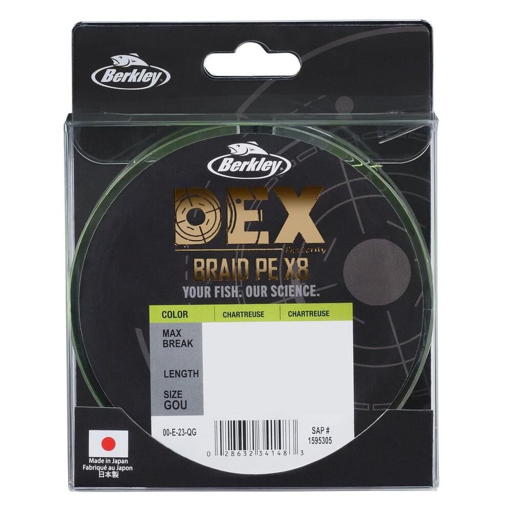 BERKLEY PLECIONKA DEX X8 0,06/150m CHARTREUSE