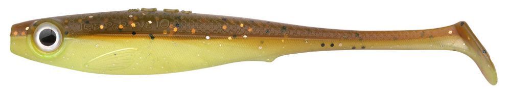 SPRO IRIS POP-EYE SOFT 10cm UV BROWN CHARTREUSE