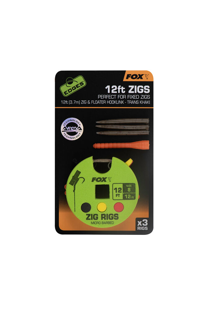 FOX EDGES ZESTAW ZIG RIG 8 12FT