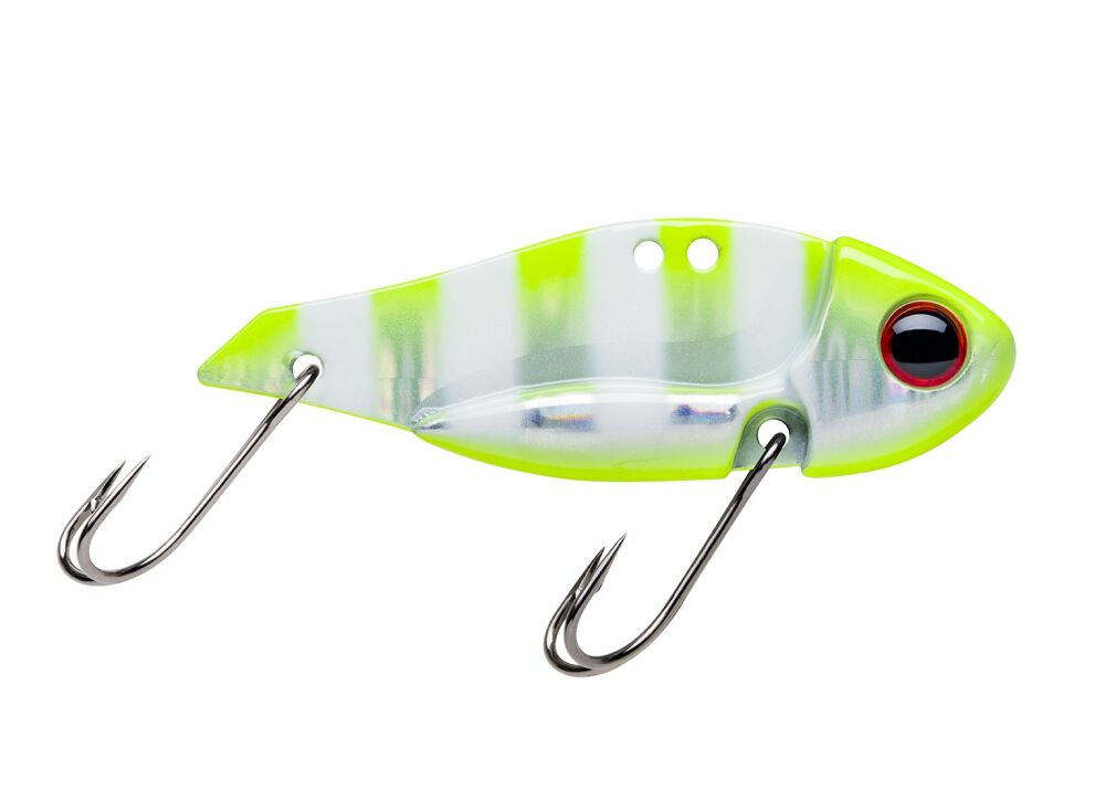 STORM CYKADA GOMOKU ULTRA BLADE 7,5g 4cm UV CHARTREUSE GLOW ZEBRA