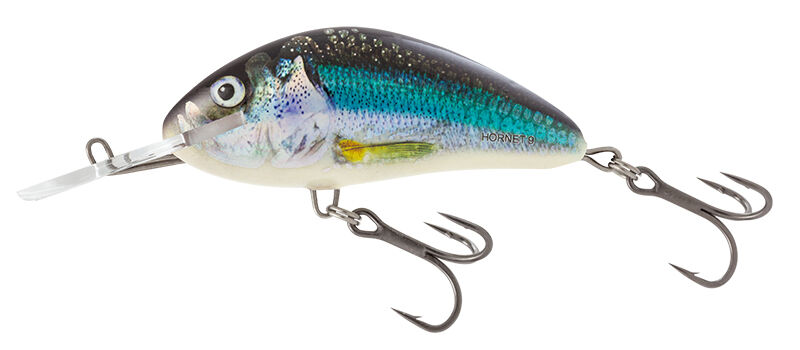 SALMO WOBLER HORNET FLOAT 9 HOLO SMELT