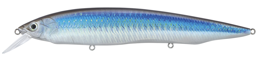 KAMATSU WOBLER TWITCHING MINNOW SP 160 F 001 BLUE HOLO