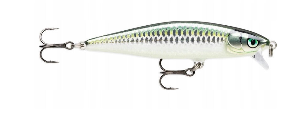 RAPALA WOBLER FLAT RAP FLR08 BLK