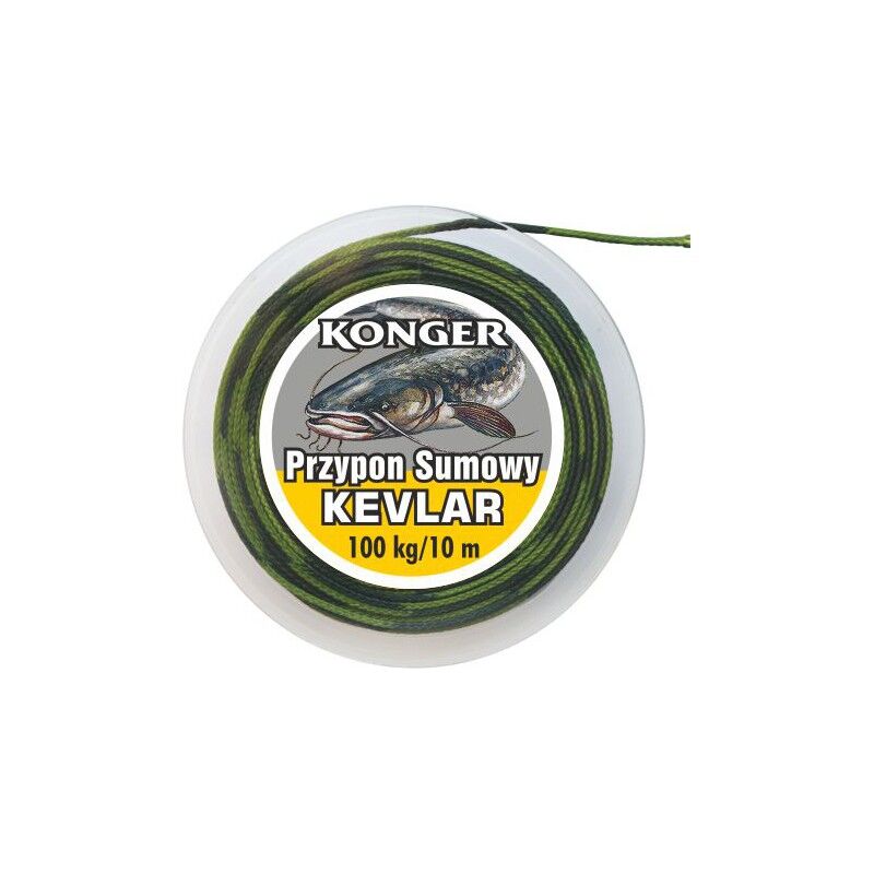 KONGER PRZYPON SUMOWY KEVLAR CAMOU 80kg 10m